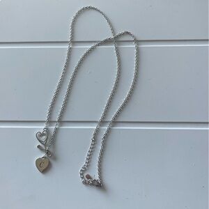 Silver Heart Nurse Stethoscope Necklace
